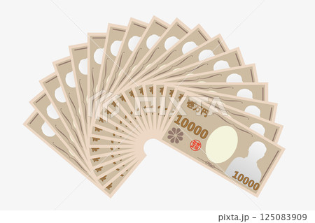 壱万円札のイメージ 壱万円札のイメージ 125083909