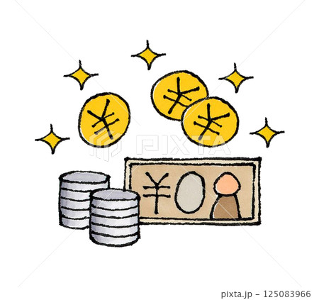 お金のアイコン 125083966
