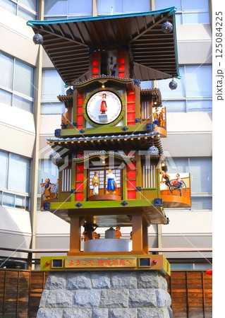 からくり時計(道後温泉・動作中) からくり時計(道後温泉・動作中) 125084225