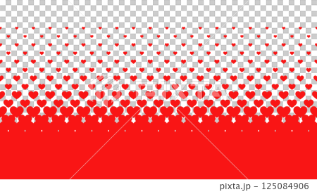 可愛的心型半色調圖案背景素材 125084906