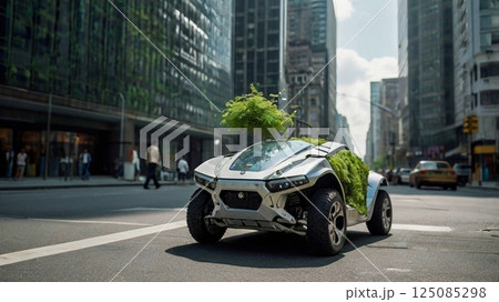 誰もいない未来都市で、今もなお動き続けるロボットが教えてくれる文明の終わりと新たな始まりの静かな物語 125085298