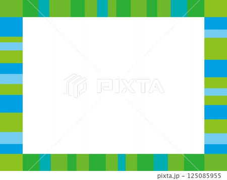 幾何学模様 フレーム ホワイトスペース グリーン 幾何学模様 フレーム ホワイトスペース グリーン 125085955