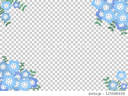 Nemophila simple frame 125086838