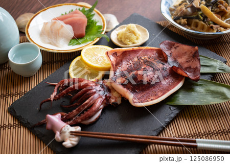 焼いたイカの一夜干し(1) 125086950