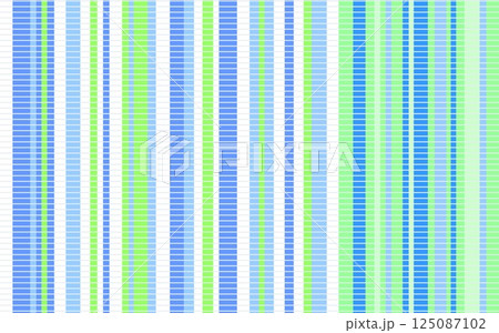 ストライプ模様　カラフル　ブルー　グリーン　ボーダー 125087102