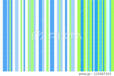 ストライプ模様　カラフル　ブルー　グリーン　ボーダー 125087103