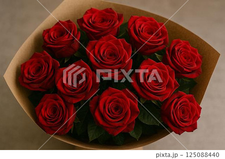 バラの花束 125088440