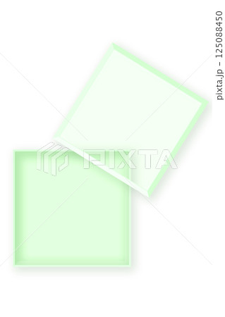 ギフトボックス箱 フレーム枠 黄緑色 パステル ギフトボックス箱 フレーム枠 黄緑色 パステル 125088450