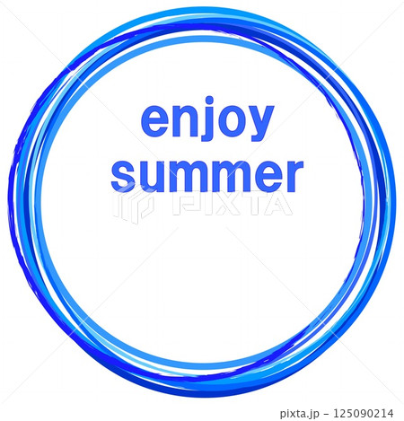 エンジョイ　サマー　enjoy summer　暑中見舞い　 125090214