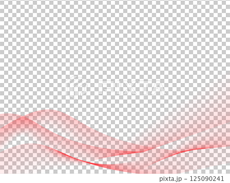 赤色のウェーブの背景(波のフレーム) 赤色のウェーブの背景(波のフレーム) 125090241