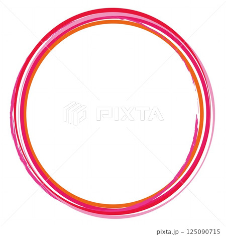 フレーム　輪　円　丸　ホワイトスペース 125090715