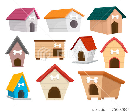 Dog house clipart design illustration 125092005