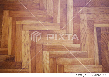 フローリング  床板の模様　部屋 木材　板材 125092043