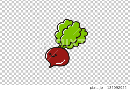 可愛的蘿蔔蔬菜插畫 可愛的蘿蔔蔬菜插畫 125092923