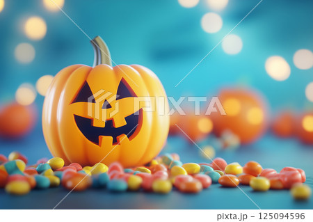 ハロウィンのイメージ | 背景素材 125094596