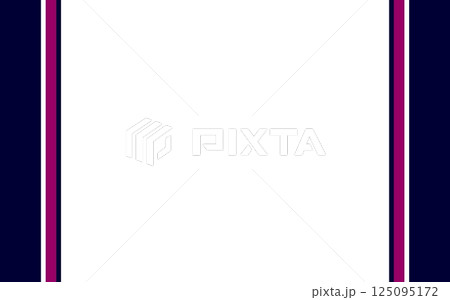 フレーム　ホワイトスペース　ネイビー 125095172