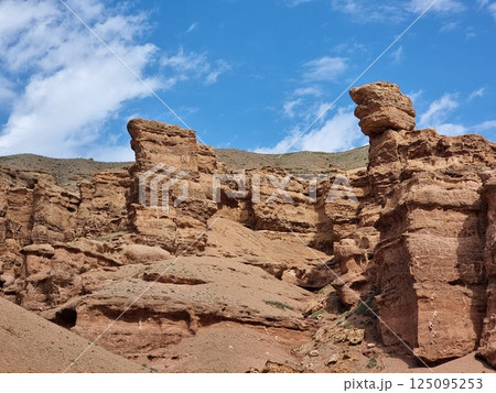 Beautiful Mountain Scenery In Summer Beautiful Mountain Scenery In Summer 125095253