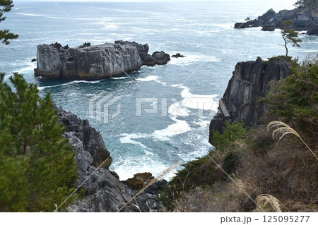 気仙沼唐桑半島　巨釜・半造　八幡岩 125095277