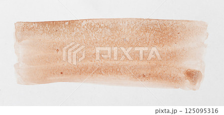Set of watercolor brushstroke in the 2025 color of the year Mocha Mousse. Hand drawn textured template with elegant warm brown tone. Perfect for creating trendy graphic resource Set of watercolor brushstroke in the 2025 color of the year Mocha Mousse. Hand drawn textured template with elegant warm brown tone. Perfect for creating trendy graphic resource 125095316