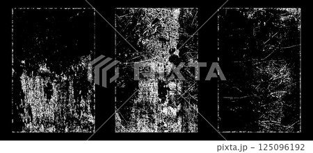 Black and white grunge. Distress overlay texture. Abstract surface dust and rough dirty wall background concept. Distress illustration simply place over object to create grunge effect. Vector EPS10. 125096192