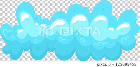 Soap foam clipart design illustration Soap foam clipart design illustration 125098459