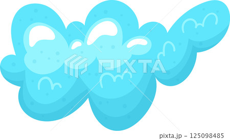 Soap foam clipart design illustration 125098485