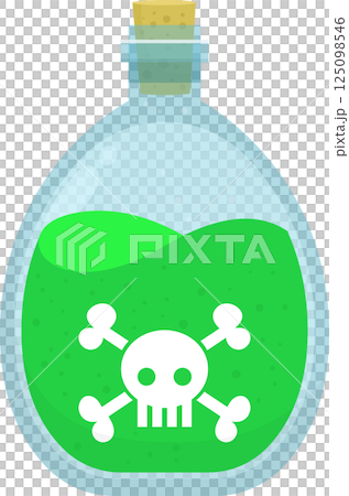 Poison bottle clipart design illustration 125098546
