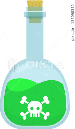 Poison bottle clipart design illustration 125098550