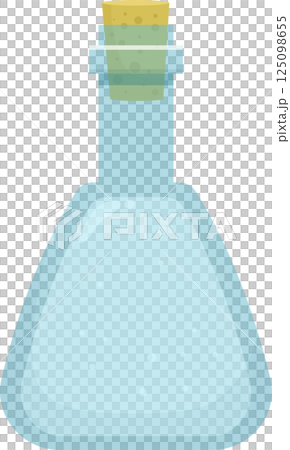 Empty glass bottle clipart design illustration Empty glass bottle clipart design illustration 125098655