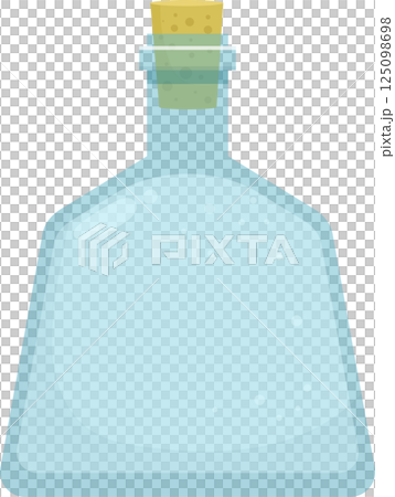 Empty glass bottle clipart design illustration Empty glass bottle clipart design illustration 125098698