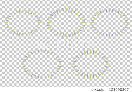 手繪漫畫風格對話框(顏色):橫向、閃光、黃綠色 x 紫色 手繪漫畫風格對話框(顏色):橫向、閃光、黃綠色 x 紫色 125098807