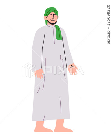 Sunan kudus Islam scholar ancient religion traditional teacher historic wali songo Islamic figure drawing illustration wearing white thobe and robe green turban Sunan kudus Islam scholar ancient religion traditional teacher historic wali songo Islamic figure drawing illustration wearing white thobe and robe green turban 125099220