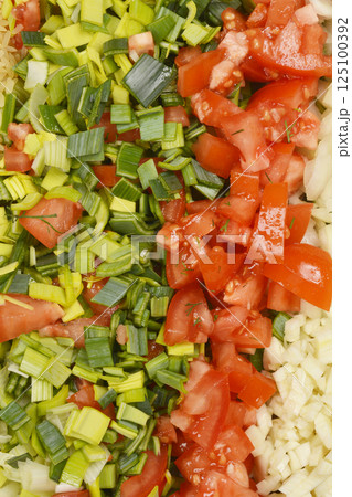 Vegan risotto preparation 125100392