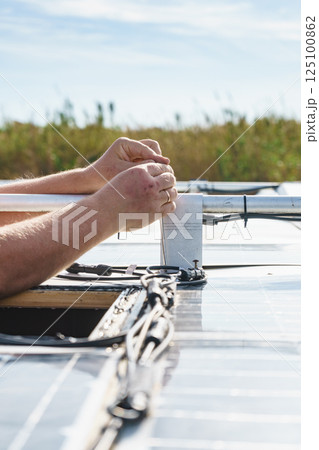 RV caravan roof repair RV caravan roof repair 125100862