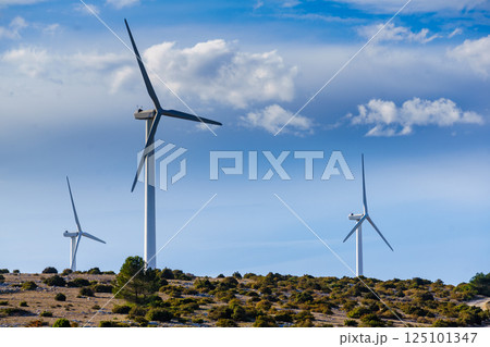 Wind turbine plant, power generator Wind turbine plant, power generator 125101347