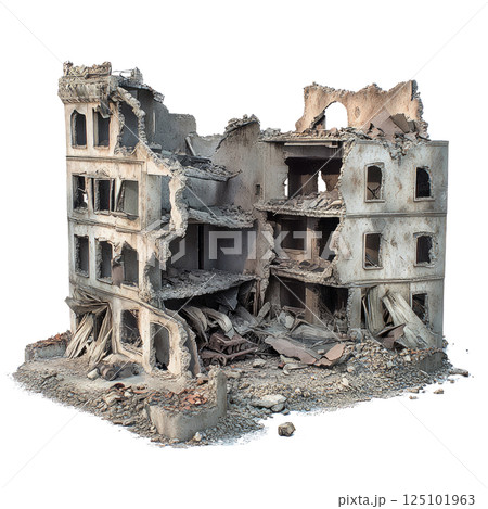 Collapsed Building Rubble PNG Transparency Isolated Image Collapsed Building Rubble PNG Transparency Isolated Image 125101963