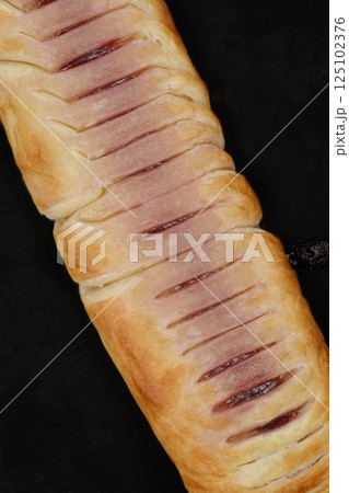 Puff pastry strudel Puff pastry strudel 125102376