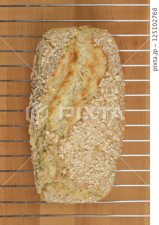 Rustic bread with muesli 125102768
