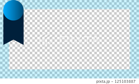 リボンのフレーム素材:クール 125103887