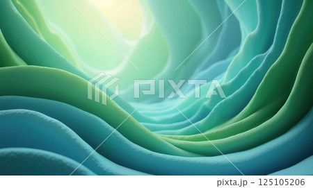 Abstract 3D wave with light source background 125105206