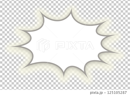 Vector. Background with comic-style speech bubbles with drop shadows Vector. Background with comic-style speech bubbles with drop shadows 125105287