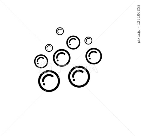 Fresh Water Soap Bubbles, Flying Soapy Ball Solid Flat Vector Icon Isolated on White Background Fresh Water Soap Bubbles, Flying Soapy Ball Solid Flat Vector Icon Isolated on White Background 125106858