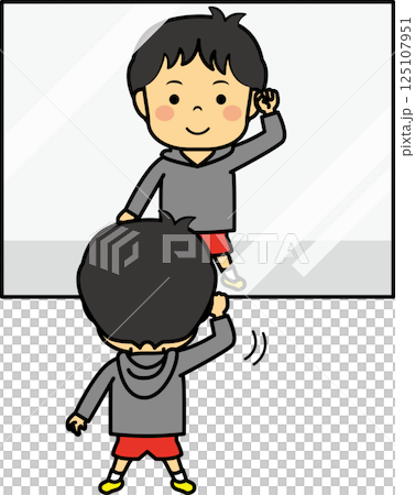 男孩練習舞蹈 125107951