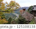 紅葉に包まれたお寺 125108138