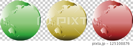 地球的訊號訊息－綠色、黃色、紅色 125108876