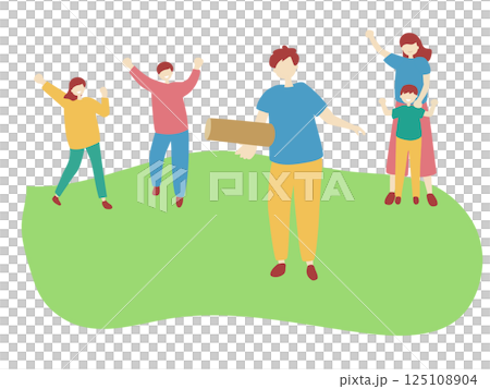 Mölkky 興奮的插圖 125108904