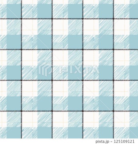 水色　タータンチェック 125109121