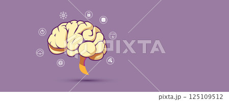 Artificial intelligence science concept Artificial intelligence science concept 125109512