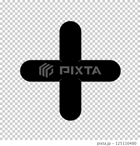 加號圖示黑色 加號圖示黑色 125110480