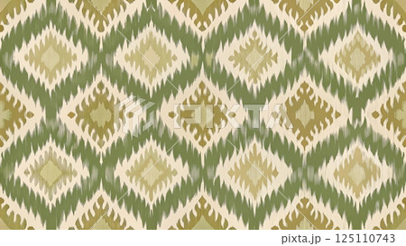 Fabric Ikat Pattern Minimal seamless 125110743